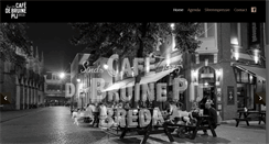 Desktop Screenshot of cafedebruinepij.nl