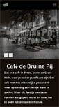 Mobile Screenshot of cafedebruinepij.nl